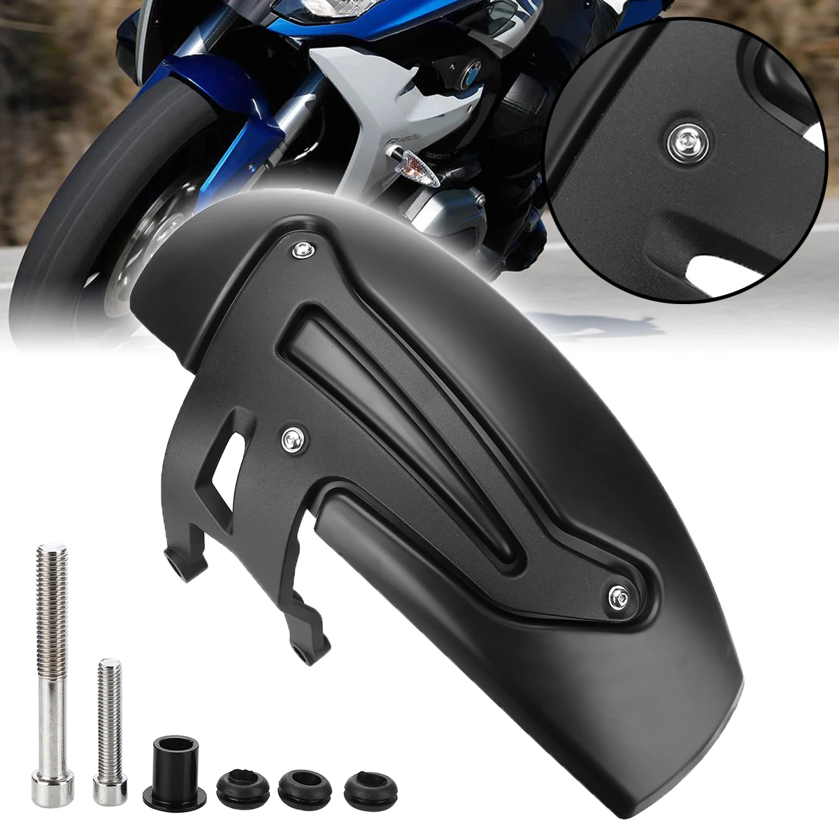 

Covers Ornamental Mouldings 1Set Durable ABS Motor Protector Motorcycle Rear Hugger Fender Mudguard For BMW R1200GS LC/Adventure