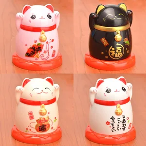 Household Toothpick Case Kitchen Accessories China Lucky Cat Toothpick Dispenser Box Holder Living Room Home storage