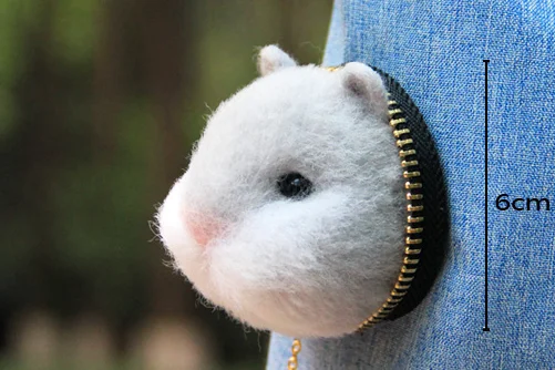 Кошачий хомяк, мультяшный набор, шерсть, вышивка, набор, шерсть, войлок, игла для валяния, висячая сумка, ремесло, needlecture, сделай сам, ручная работа