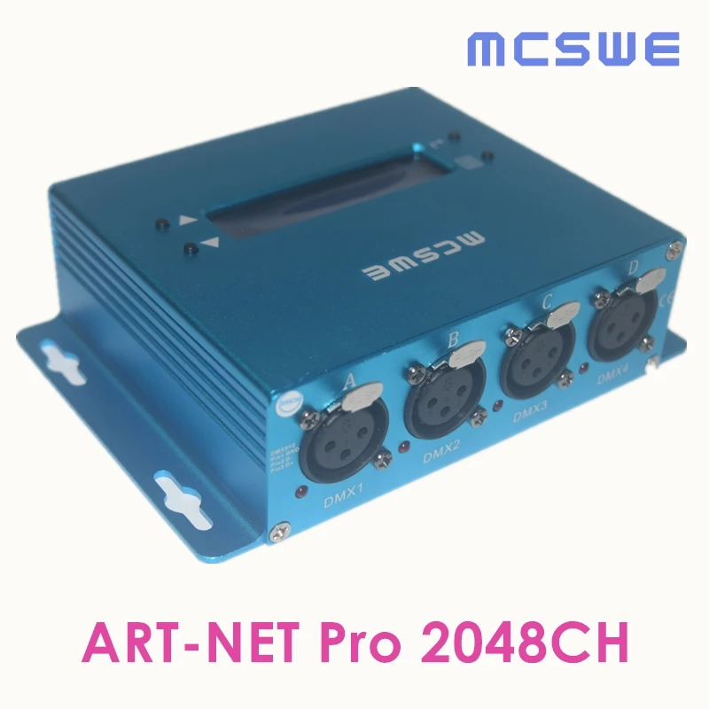 

Bidirection 4 Channel DMX512 to Art-Net Network Controller WYSIWYG Lamplight 3D Software Simulation