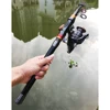 Telescopic Fishing Rod Combo and Reel Kit Spinning Fishing Reel Gear Pole Set Fishing Reel and Rod ► Photo 3/6