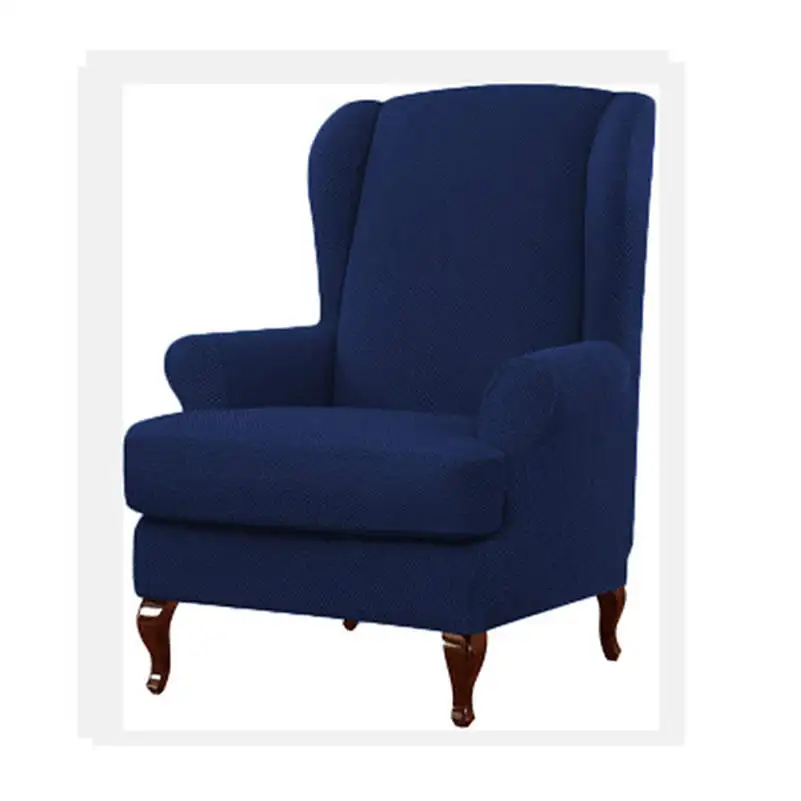 Стрейч Wingback Slipcover крыла чехлы для стульев Кресло откидное кресло протектор
