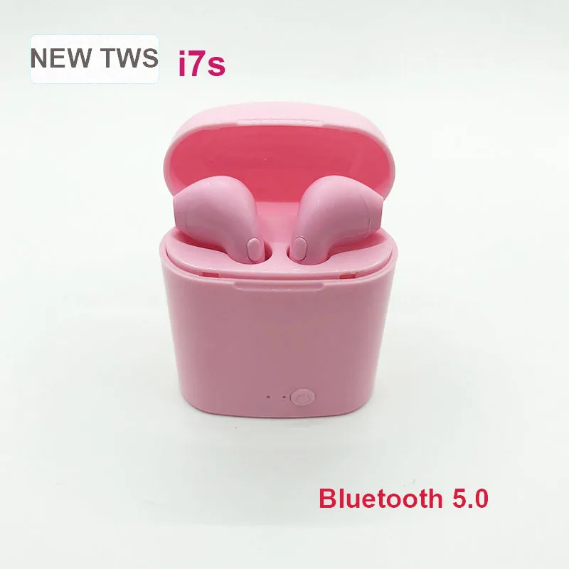 Прямые продажи i7s TWS Близнецы истинные беспроводные наушники Мини Bluetooth V5.0 наушники стерео гарнитура наушники с микрофоном зарядная коробка