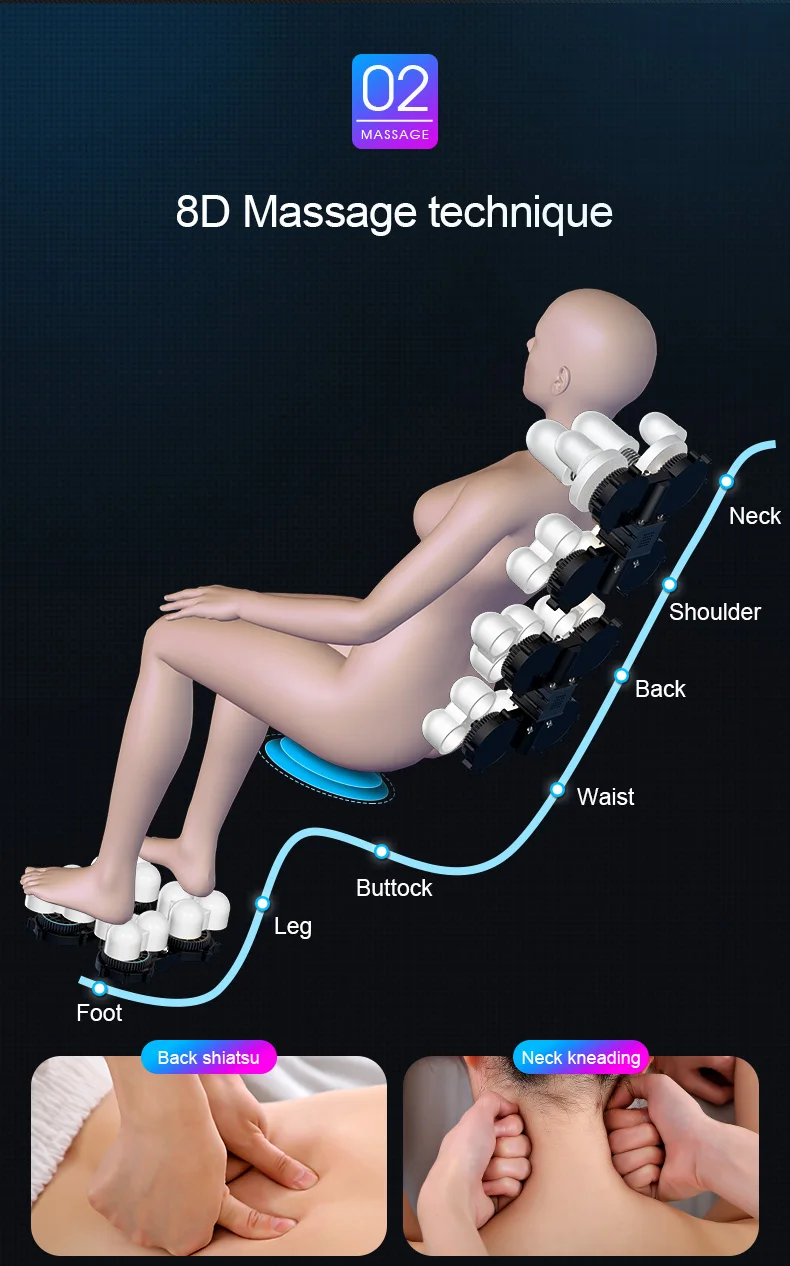 JinKaiRui роскошное массажное кресло домашний электрический автоматический полный разминающий шиацу Многофункциональный капсульный массажер
