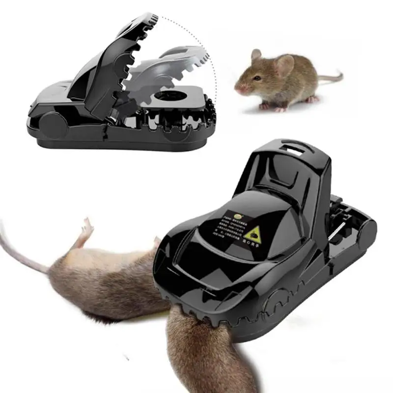 Reusable Rat Catching 2 Mouse Trap Bait Snap Spring Rodent Catcher Pest Control 