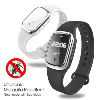 

M2 Ultrasonic Mosquito Repellent Bracelet Portable USB Rechargeable Waterproof Smart Ultrasonic Mosquito Repellent Watch