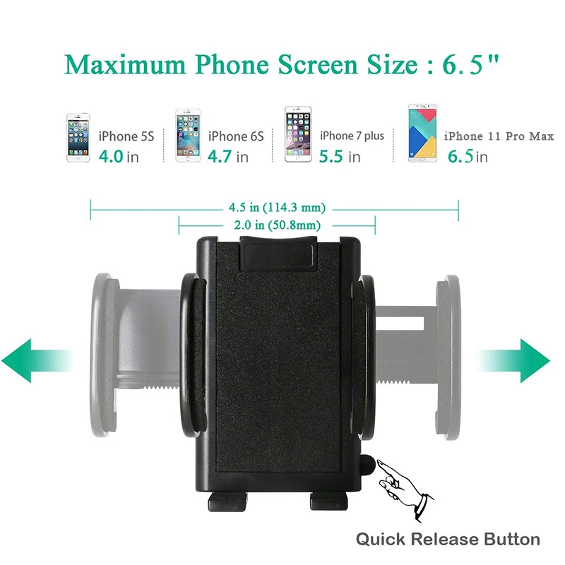 Гибкие регулируемые автомобильные держатели для телефонов, подставка для мобильного телефона, длинная рука, лобовое стекло, приборная панель, автомобильный держатель для телефона для iPhone 11 Pro Max