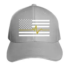 Тонкая золотая линия 911 Dispatcher Регулируемая бейсбольная кепка s винтажная сэндвич шляпа сэндвич Кепка остроконечная Кепка водителя грузовика папа шляпы