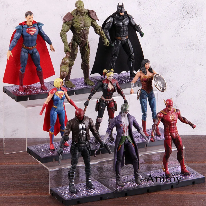 DC Comics Injustice League 2 Wonder Woman Swamp Thing The Joker Harley Quinn Batman Flash Superman