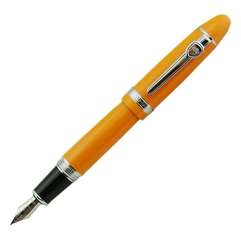 

Jinhao 159 Fountain Pen Silver Trim, orange