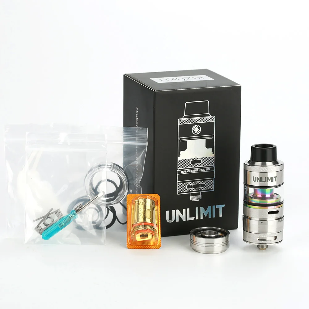 Оригинальный KIZOKU Unlimited DL RTA 3 5 мл распылитель и Postless двойная катушка колода