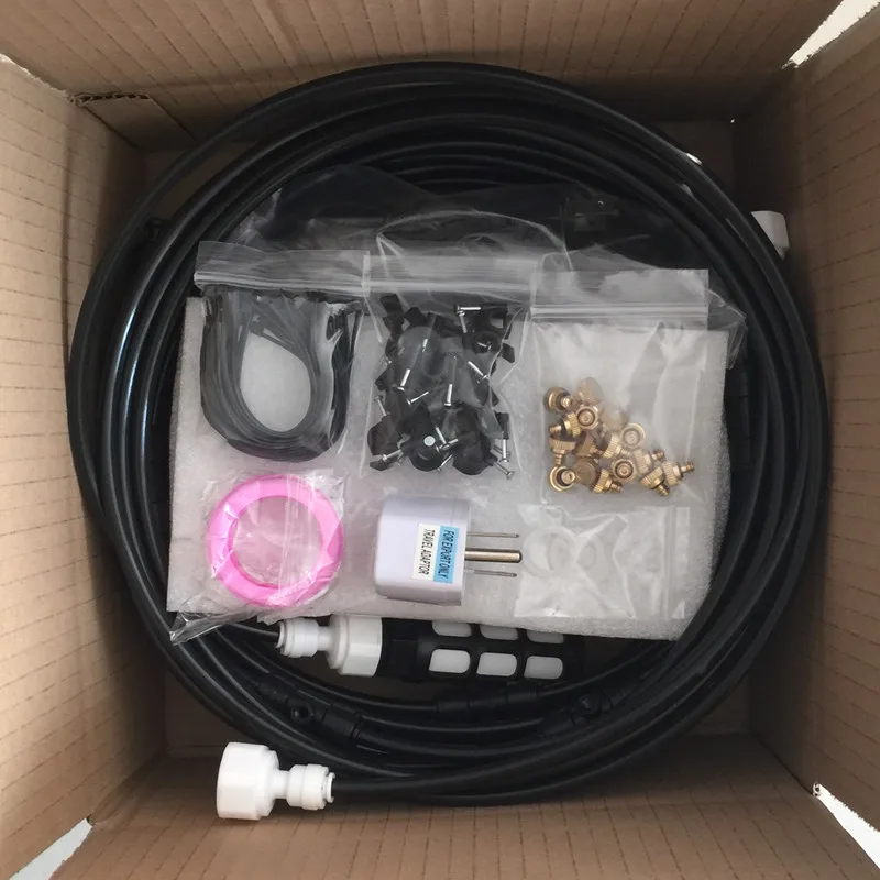 

S278 Self priming electric pump water sprayer with 12M misting system for plant watering device