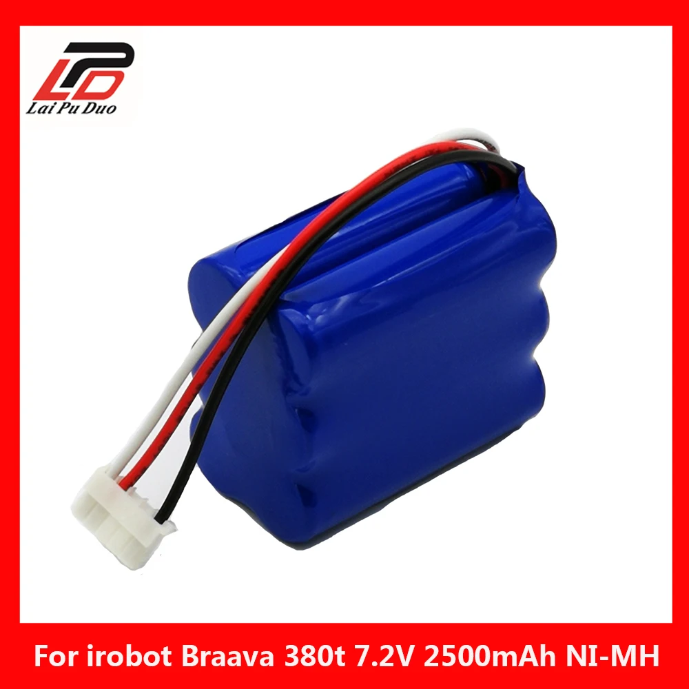 Сменный аккумулятор 7 2 в 2500 мАч NiMH для iRobot Mint 5200 5200B 5200C Brava 380t | Электроника