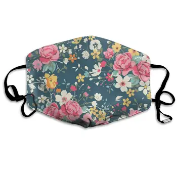 

Mouth Mask Floral Roses Print Masks - Breathable Adjustable Windproof Mouth-Muffle, Camping Running for Women and Men