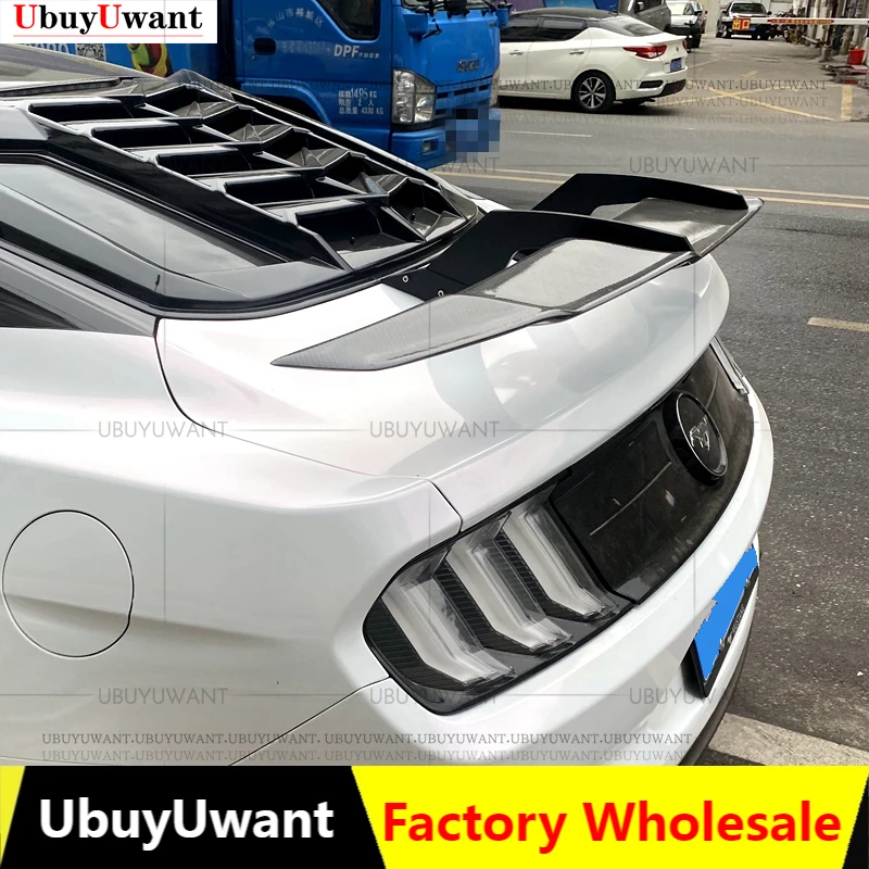 For Ford Mustang Wholesale Carbon Fiber Rear Trunk Lid Car Spoiler