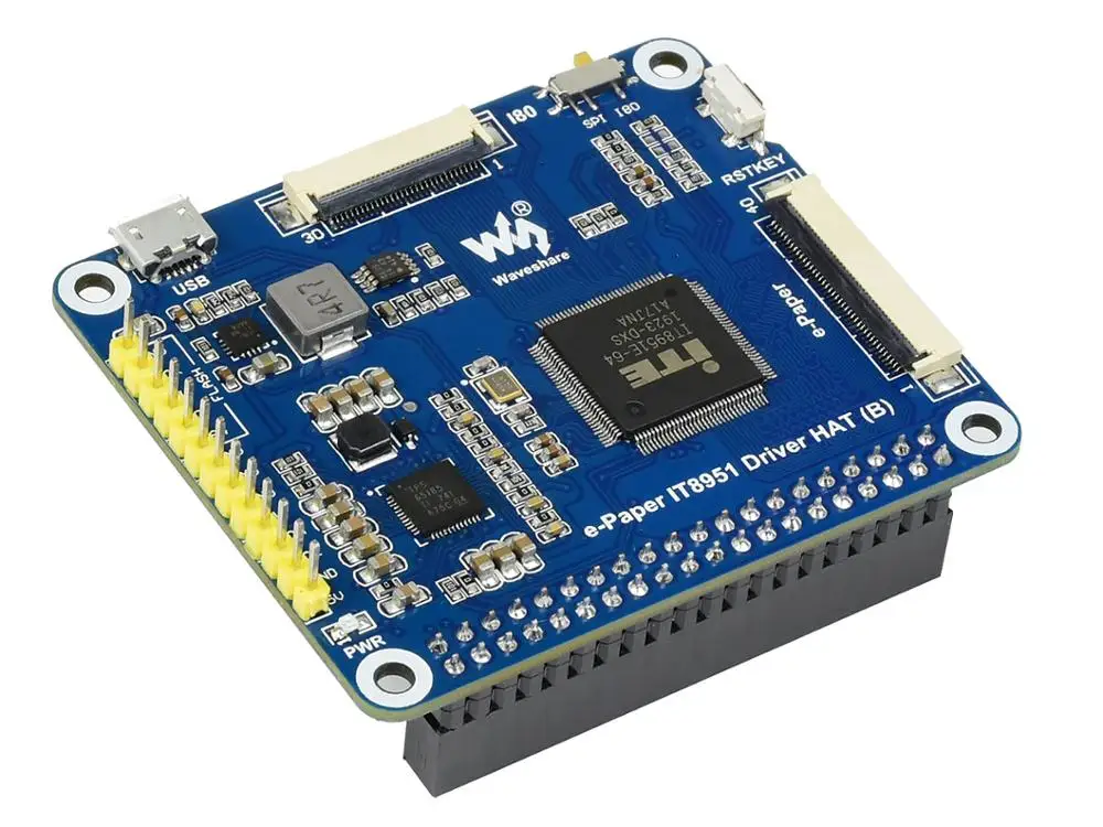 6 дюймовый E Ink дисплей шляпа для Raspberry Pi 1448*1072 высокое разрешение черный/белый 16