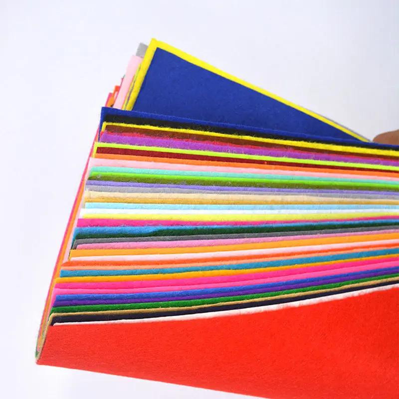 40 цветов 30 см полиэфирная Нетканая ткань для вышивки DIY ручной работы швейные изделия Feutrine Floth толщина 1 мм фетровая ткань