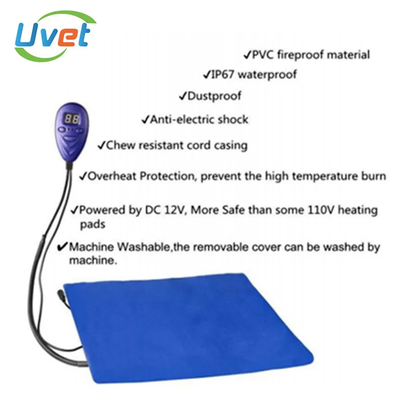 Uvet переносная электрическая грелка для кошек и собак 1 шт. USB регулируемая