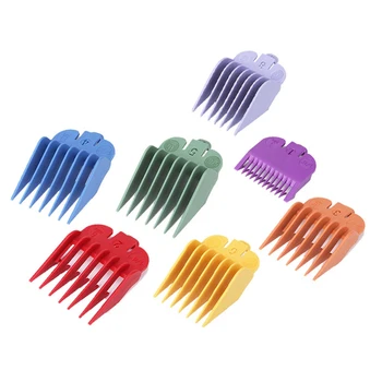 

8Pcs/set Universal Hair Clipper Limit Comb Guide Attachment 8 Differnet Size Barber Replacement Comb Hair Styling Tools