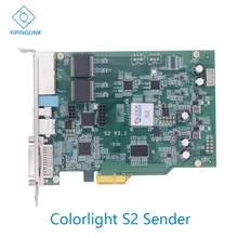 Envio de cartão Colorlight S2 remetente trabalho com 5A-75B spairparts 5A-75E para full color display LED parede de vídeo controlador colorlight