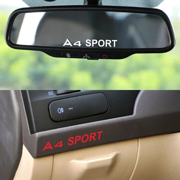 

4 PCS Sport Car Sticker for Audi A4 B5 B6 B7 B8 B9 Reflective Racing Car Decoration