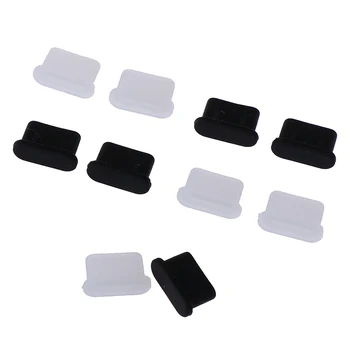 

Mobile phone dust plug Port Anti-dust plug For Mobile Phone 5pcs Dustproof Cover Cap Jack Charger Plug USB Type-C
