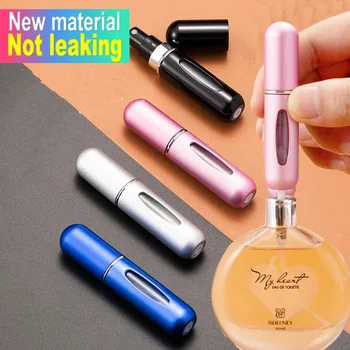 

5ml New material Portable Mini Refillable Perfume Bottle With Spray Scent Pump Empty Cosmetic Containers Spray Atomizer Bottle