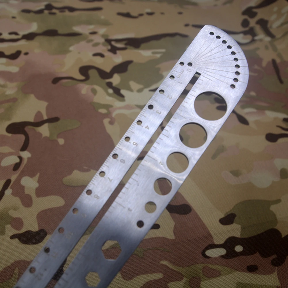 Multifunctional Stainless Steel Angle Protractor, Ruler Degree Measuring Tool