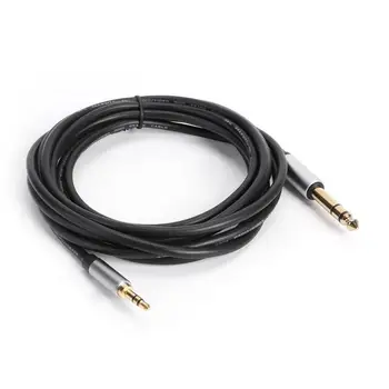 

Aux Audio Lead Extension Cable 3.5 to 6.5 male to male cable audio Cable Connectors Jack Cables aluminum alloy Splitter Adapter