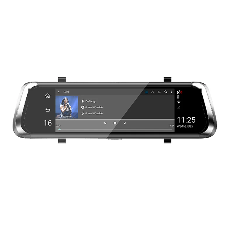 

10 Inch Full Screen 4G Press IPS Universal Bundled Car Dash Cam Rear View Reversing Mirror With GPS Navi Bluetooth Wifi Androi