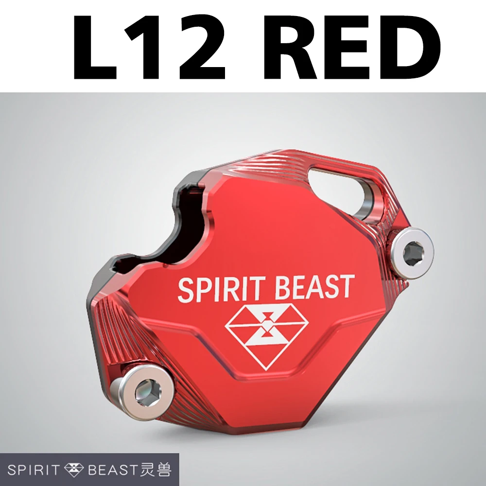 Red Чехол для ключей мотоцикла SPIRIT BEAST, аксессуары для скутера, CNC алюминиевый чехол для SUZUKI Yamaha - Цвет: Red