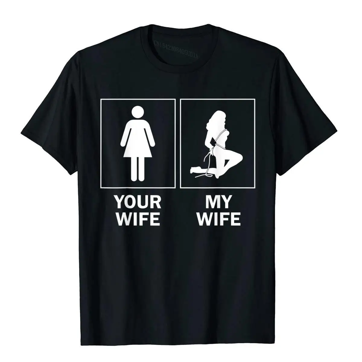 Mens Funny BDSM Shirt For Husband Kinky Gift TShirt T-Shirt__B12877black