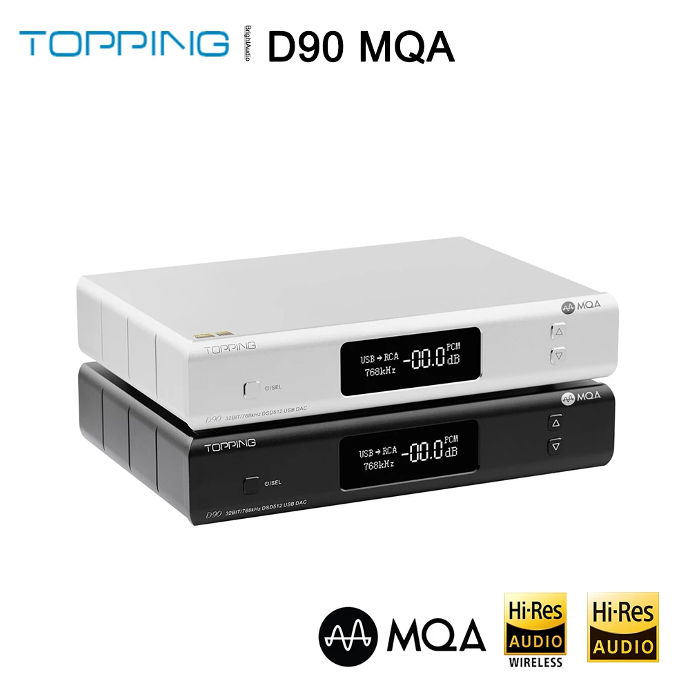 Topping D90 MQA AK4499 AK4118 Bluetooth 5 0 полностью сбалансированный ЦАП Декодер XMOS XU216 DSD512 PCM 32
