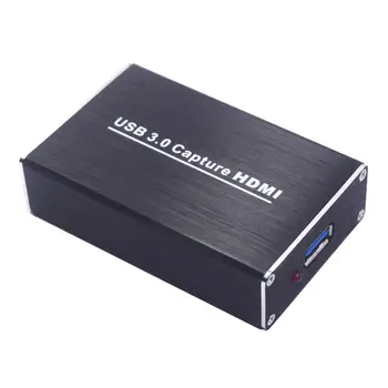 

HDMI To USB3.0 Video Capture Adapter High-definition Portable Capture Box For Windows Linux OS X Operating Systems #Y2