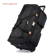 2" 28" 3" складная тележка Ткань Оксфорд чемодан с супер вместимостью багажа