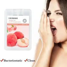 20ml Breath Freshener Spray Peach Lemon Oral Odor Halitosis Spray Treatment Treatment Oral Refresher Liquid Oral Care G1Z9