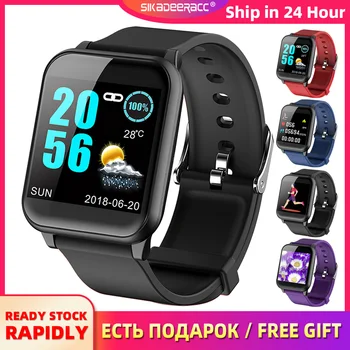 

Smart Watch Fitness Tracker Blood Pressure Heart Rate Monitoring For Android Step Counter Sports Wristband Women Men Bracelet