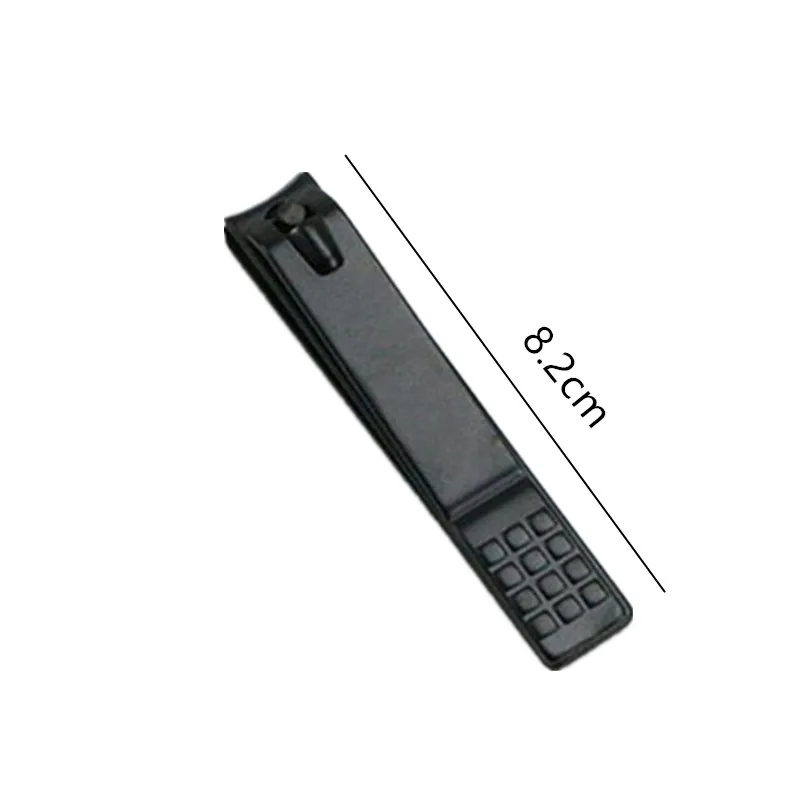 Positive big 1pcs Черные кусачки для ногтей, машинка для стрижки, портативные кусачки для ногтей, модный внешний вид, скользящая ручка для удобного захвата, инструмент для маникюра из нержавеющей стали - Цвет: Positive big 1pcs