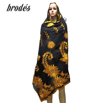 

2019 African Women 100% Cotton Scarf Muslim Women Hijab Scarfs Big size Cotton Scarf for Shawls Pray shawls