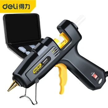 

DELI Glue Gun High Temperature Heater Melt Hot Glue Gun DIY Repair Tool Heating Glue Gun 7mm Hot Melt Glue Sticks