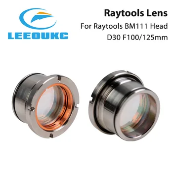 

LEEOUKC Raytools BM111 Collimating&Focusing Lens D30 F100 F125mm with Lens Holder for Raytools Laser Cutting Head BM111 0-3KW