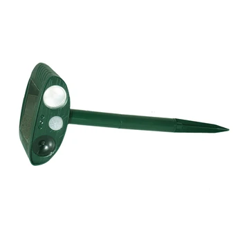 

Ultrasonic Solar Pest Repeller Dog Cat Birds IR Light Repellent for Outdoor Garden Courtyard MYDING