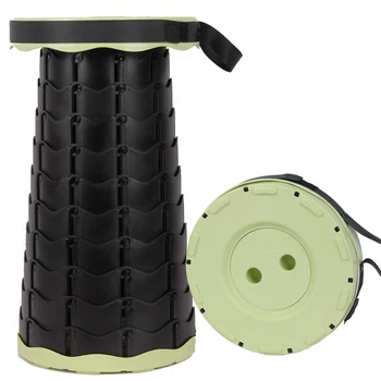 

NEW Retractable Stool Folding Chiar Outdoor Portable Adjustable Stool Foldable Chair Camping Stool Convenient Fishing Chair