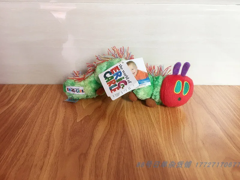 Аутентичный с 3 разными узорами Очень голодная гусеница Эрик Карл Sstuffed плюшевые