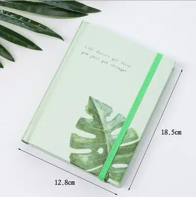 18.5cm x 12.8cm Новое поступление 128 листов Kawaii дождевой лес блокнот наклейки для дневника записная книжка ежедневно еженедельно, чтобы сделать это план книга школьные канцелярские принадлежности - Цвет: 18.5cm x 12.8cm