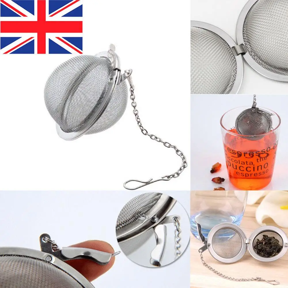 Stainless Steel Tea Strainer Infuser Tea Locking Ball Tea Spice Mesh Herbal Ball cooking tools