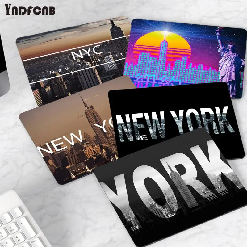 

YNDFCNB New Arrivals New York City Durable Rubber Mouse Mat Pad Smooth Writing Pad Desktops Mate gaming mouse pad