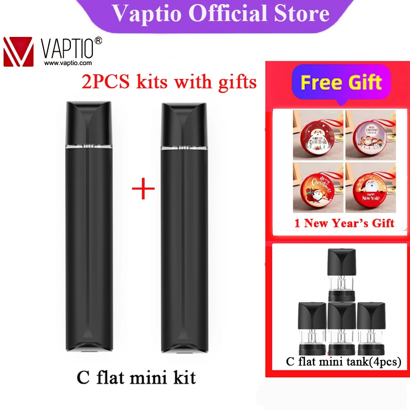 Оригинальный Vaptio C плоский мини-стартовый набор 9 Вт электронная сигарета