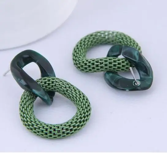 Круглые полимерные серьги Лидер продаж 1 пара уникальные большие висячие для