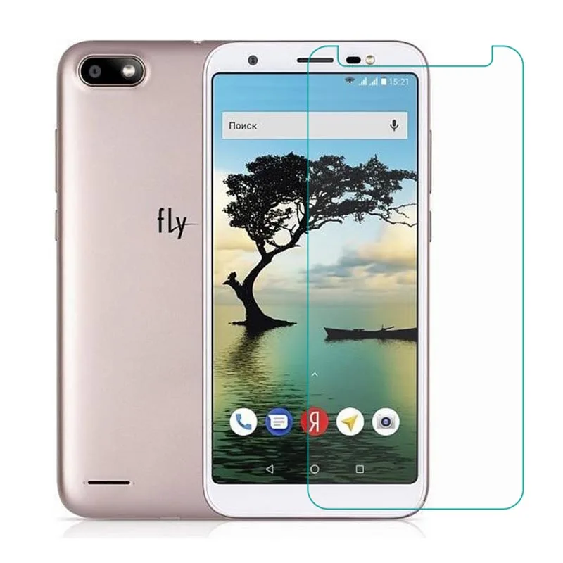 Закаленное стекло для Fly Slimline 5 45 &quot9H 2.5D защитная пленка Взрывозащищенная
